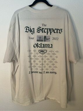 Kendrick Lamar The Big Steppers Tour 2022 Oklama T-Shirt Men’s XXL